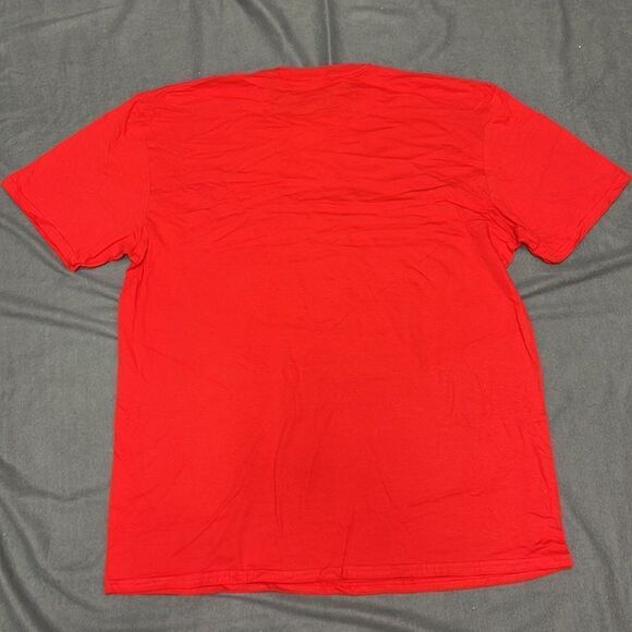 Genesis Foxtrot Tour Men’s Red Short Sleeve T-Shirt Size XL - Picture 2 of 8